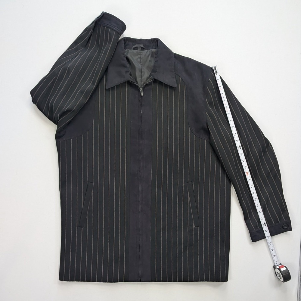 Pronti Collection by Phita Men's XXL Pinstripe Zip Jacket Lined - Picture 9 of 14